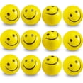 thumbnail image 1 of JUSCH SAYTAY Smile Face Stress Balls (Bulk Pack of 24) for Kids and Adults, 2 Inch Yellow Fun Happy Face Squeeze Balls for Anxiety Relief, Hand Therap, 1 of 5