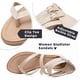 thumbnail image 2 of Sandalias de gladiador para mujer, sandalias planas de verano con tiras cruzadas, zapatos romanos de moda con cremallera39 Sailing Electrónica, 2 of 5