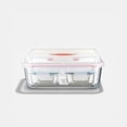 thumbnail image 2 of Genicook 10pc Rectangular Borosilicate Glass Set with Oven-Safe Baker & Carry Handle (5 Container Set), 2 of 4