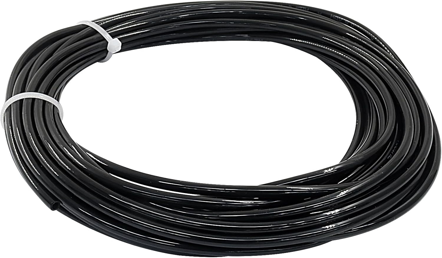 MKEUDQ-5/32" OD Pneumatic Tubing, Black PU Tube Air Hose Lightweight Pipe, Flexible Line for Water Fluid Transfer/Air Compressor Users 10Meter 32.8ft