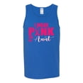 thumbnail image 2 of I Wear Pink for My Aunt Survivor Awareness Mens Graphic Tank Top, Royal, X-Large, 2 of 3
