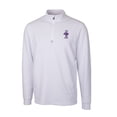 thumbnail image 2 of Men's Cutter & Buck  White Kansas State Wildcats Vault DryTec Traverse Stretch Quarter-Zip Pullover, 2 of 3