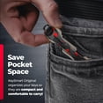 thumbnail image 4 of Llavero KEY SMART, organizador compacto de fibra de carbono rojo, 14 llaves, 4 of 8