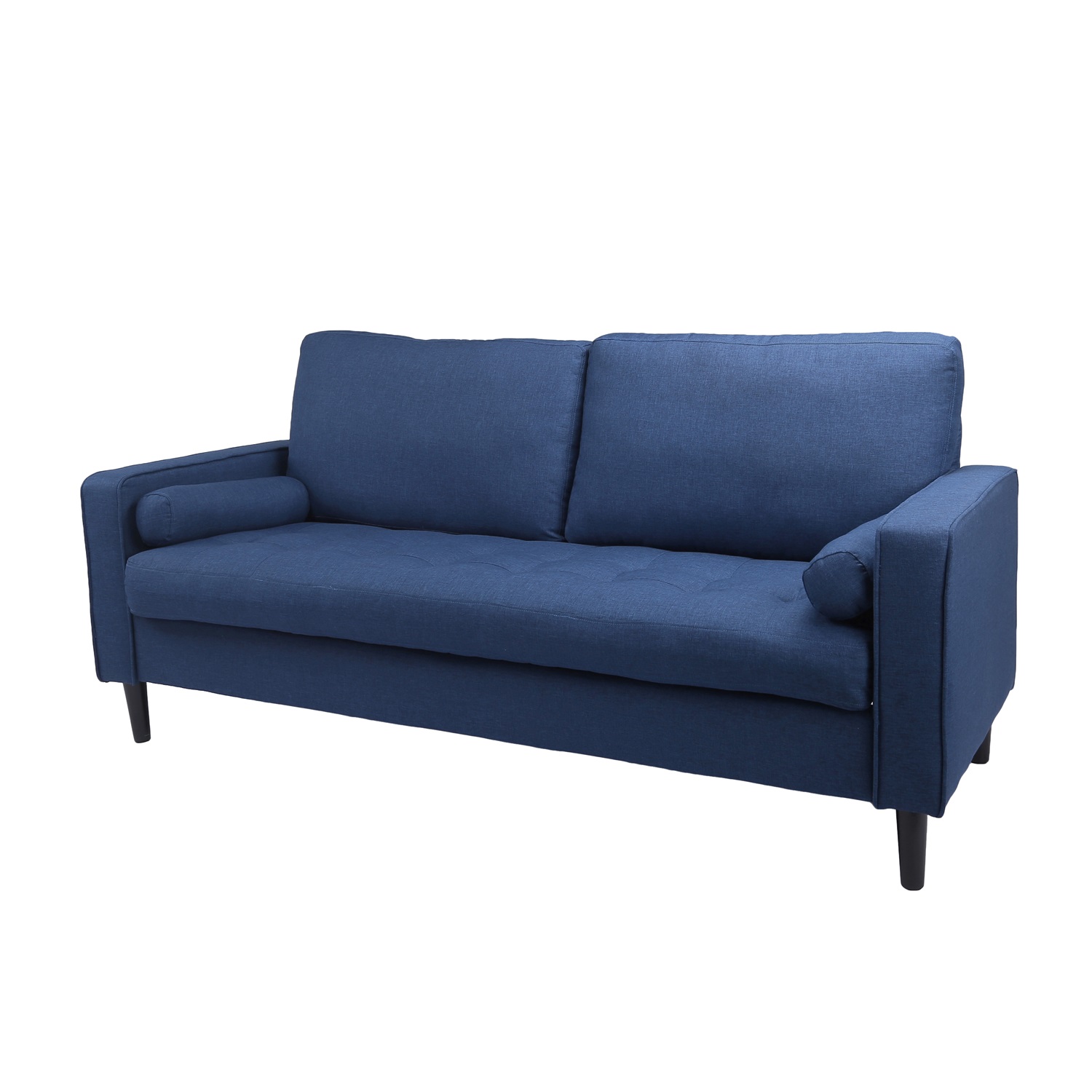 Kadyn 2pcs fabric Sofa Set, Modern fabric Sofa Bed, Upholstered Sofa Bed Couch for Bedroom, Navy Blue Kadyn 2pcs fabric Sofa Set, Modern fabric Sofa Bed, Upholstered Sofa Bed Couch for Bedroom, Navy Blue