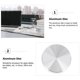 thumbnail image 2 of 6pcs Glass Table Tops Disc Hardwares Aluminum Disc 30mm Thick Aluminum Discs, 2 of 4