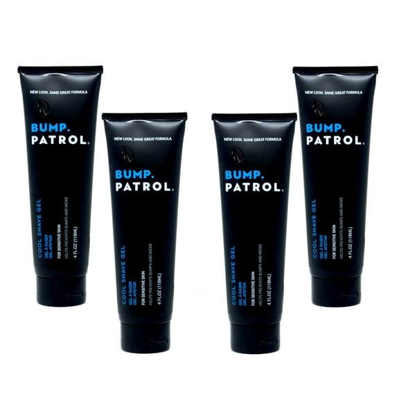 Bump Patrol Cool Shave Gel 4 oz (Pack of 4)