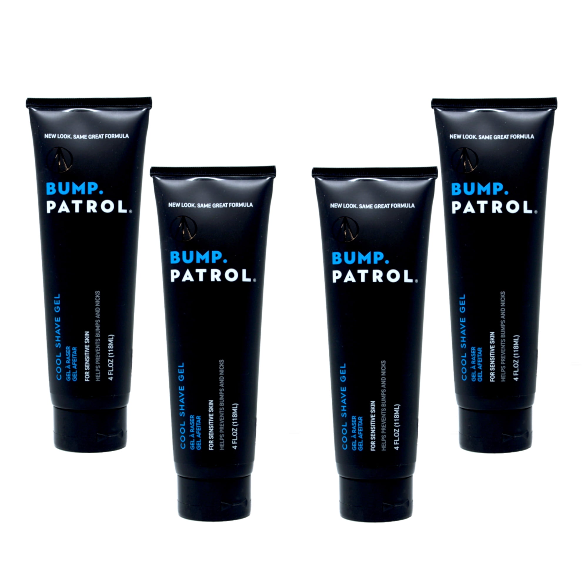 Bump Patrol Cool Shave Gel 4 oz (Pack of 4)