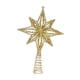 thumbnail image 4 of Adorno decorativo para la parte superior del árbol de Navidad con diseño hueco Estrella Dorada, 4 of 9