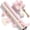 Pink-Beige, variant on Gift Wrapping Paper 2 Rolls - 17x33 Ft - Pearlescent Pink Gift Wrap Supplies Decorations for Valentine's, Girls Birthday, Christmas, Wedding, Baby Shower, 2 Colors