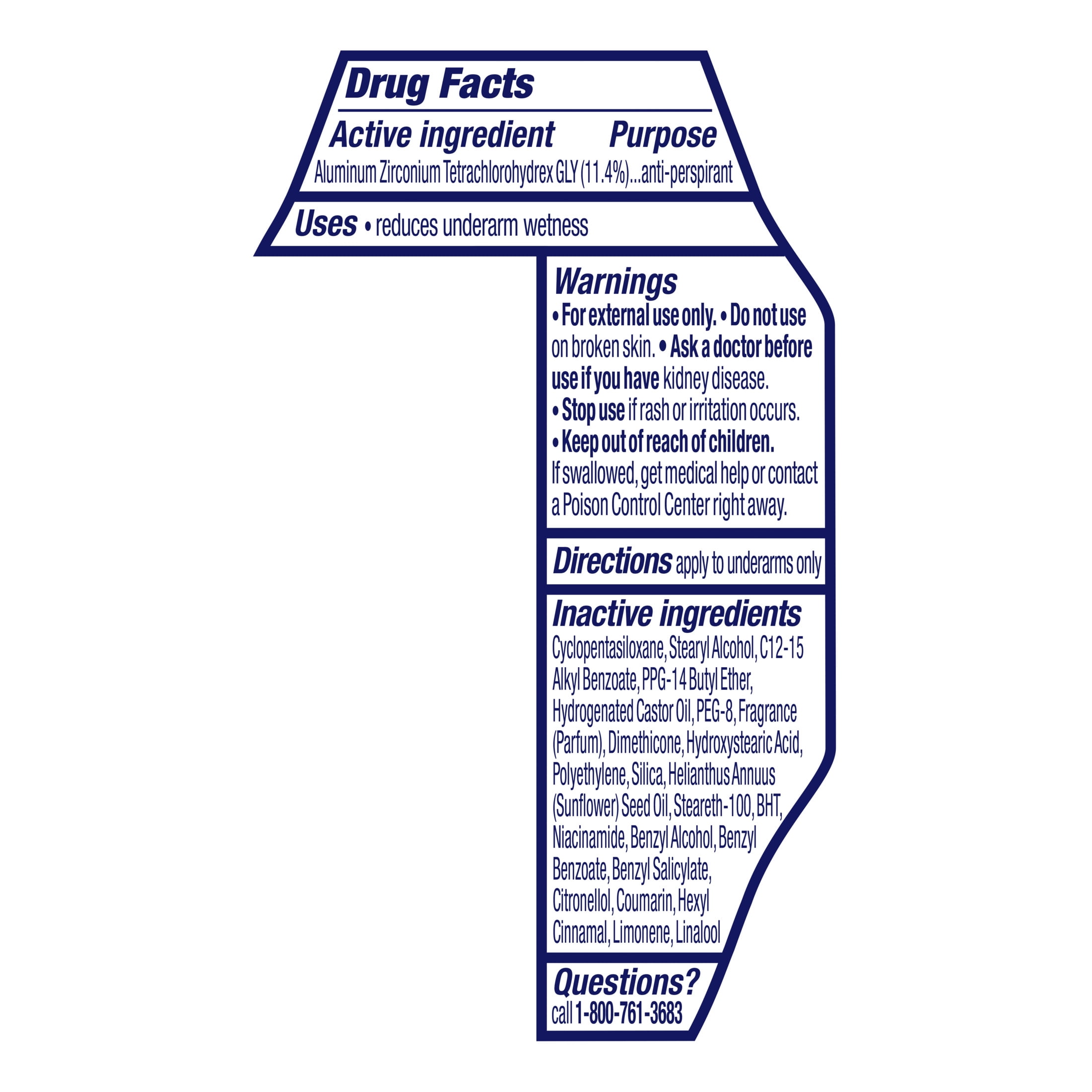 Dove Even Tone Women's Antiperspirant Deodorant Stick Shea Butter & Vanilla, 2.6 oz