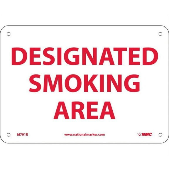 DESIGNATED SMOKING AREA SIGN