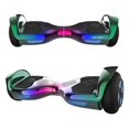 thumbnail image 2 of Hover-1 Helix Hoverboard for Teens, 6.5 in Wheels, LED Lights & Bluetooth Speaker, 160 lbs Max Weight, Iridescent, 2 of 9