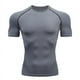 thumbnail image 5 of Camiseta de compresión para hombre, ropa deportiva de verano para correr, camisetas deportivas elásticas de secado rápido, camisetas de entrenamiento atléticas para gimnasio, 2024, 5 of 5