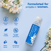 Sliquid H2O Water Based Lube, Water Based Lubricant for Sex, Natural Sex Lube, Glycerin Free Personal Lubricant (2 Oz) Clear, Unscented