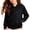 Black, variant on Girls Sequin Bom𝖻er Coat Glitter Bom𝖻er Long Sleeves Ribbed Cuffs 4-12 Years Spring Fall Casual Party Outerwear Play School Everyday Comfortable