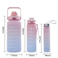 thumbnail image 1 of 3 botellas para beber, vasos reutilizables, botella de agua fría para exteriores (rosa) Hugtrwg Para Estrenar, 1 of 8