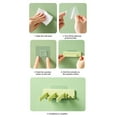 thumbnail image 4 of Injueey Soporte para de 2 en 1, exprimidor de crema de tubo Facial de pared, estante dispensador de extracción doméstico desmontable Juegos de accesorios de baño Verde Injueey  HA065176-01, 4 of 6