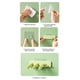 thumbnail image 4 of Inteprter Soporte para de 2 en 1, exprimidor de crema de tubo Facial de pared, estante dispensador de extracción doméstico desmontable Juegos de accesorios de baño Verde Inteprter  HA065176-01, 4 of 6