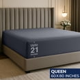 thumbnail image 2 of Sábana bajera Utopia Bedding Queen Deep Pocket, gris, 2 of 9