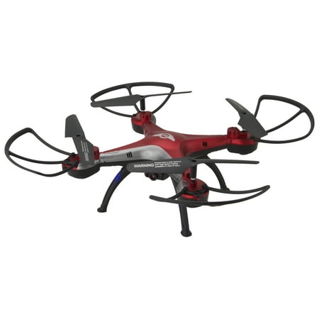 Sky Rider Thunderbird 2 Quadcopter Drone with Wi-Fi Camera, DRW330, Red