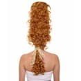 thumbnail image 4 of HPO Costume Wigs, Brown Halloween Costume Wigs with Adjustable for Adult Women, 4 of 9