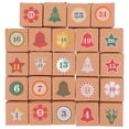 thumbnail image 1 of Calendario de Adviento con 24 cajones: Caja rellenable con cuenta regresiva para Navidad 2025 para niños, niñas, niños, juguetes, dulces, chocolate., 1 of 8