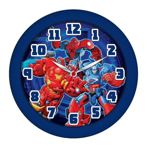 Marvel Avengers Wall Clock with Superhero Artwork