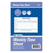 Adams Time Sheets 100/Pad 2 Pads/Pack (ABF 9507ABF) 124495