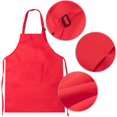 thumbnail image 3 of Juego de Delantal Y Gorro de Cocinero para Niños de 24 Piezas, Ajustable, Con Delantal de Cocina de 2 Bolsillos, 3 of 8
