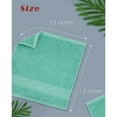 thumbnail image 3 of Ksopiavobs Washcloths for Your Body 100% Cotton Facecloths Extra Soft Bathroom Washcloths - 13 by 13 Inches (Teal), 3 of 7