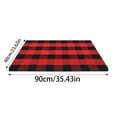 thumbnail image 3 of Checkered Rug Layered Woven Doormat Suitable For Front Porch Entrance And Outdoor Holiday Decorations. Washable Rug Suitable For Home Patio And Kitchen. Decorative Blankets Soft Blankets Blankets Pack, 3 of 6