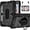 Black, variant on Shockproof Case For iPad 7th 8th 9th Generation 10.2 inch Rotating Stand Cover with Shoulder/Hand Strap