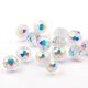 thumbnail image 5 of 200 cuentas redondas de cristal de 8 mm para hacer tú mismo, cuentas chapadas de colores, accesorios para bisutería, collares y pulseras., 5 of 6