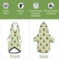 thumbnail image 6 of Cauagu Christmas Hat French Bulldog Pattern Winter Pet Hoodie Sweatshirts- Dog Hoodie Sweater with Leash Hole - Cute Dog Hoodie - Pet Clothes Puppy Cat Custume -Medium, 6 of 8