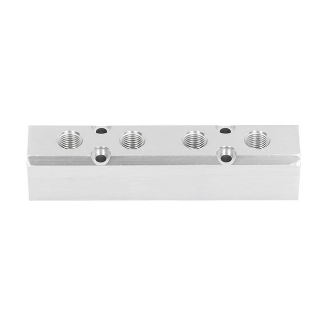 Bloque De Distribución De Aire De Colector Neumático, Conector Rápido De Acoplador De Aire De Salida G1/2 Entrada G1/4 30x30mm