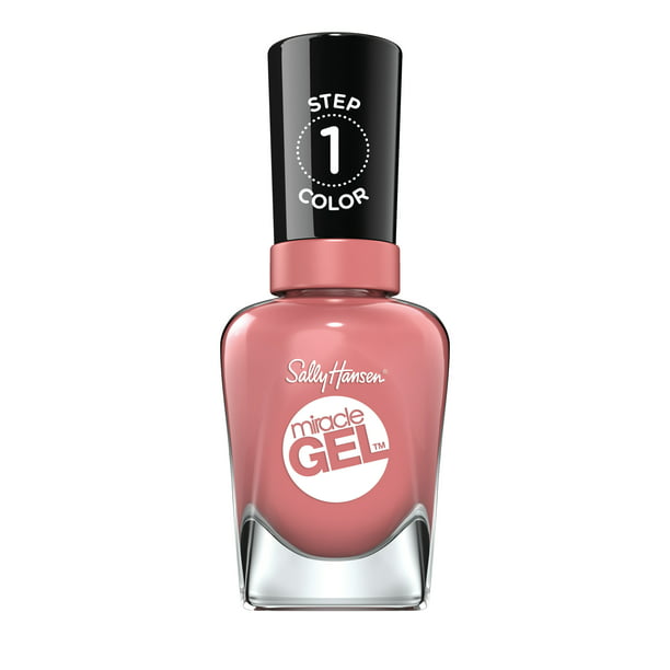 Sally Hansen Miracle Gel Nail Color, Mauve-Olous,  oz, At Home Gel Nail  Polish, Gel Nail Polish, No UV Lamp Needed, Long Lasting, Chip Resistant -  