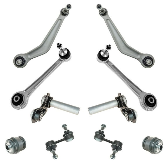 TRQ Rear Control Arms Ball Joints Sway Suspension Kit for BMW E39 M5 5 Series PSA56093