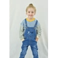 thumbnail image 3 of Kidscool Space Baby&Little Boys Big Bib Pocket Ripped Distressed Cotton Denim Overalls,Blue,5-6 Years, 3 of 7