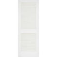 thumbnail image 3 of Kimberly Bay Louvered Solid Wood Primed Standard Door, 3 of 7
