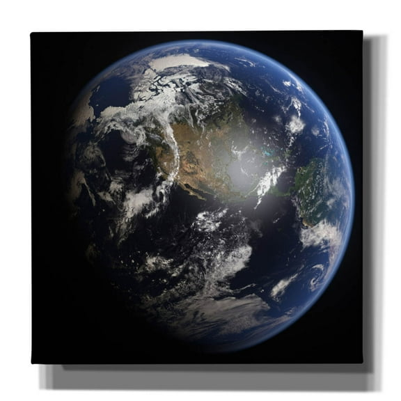 Epic Graffiti 'Earth' by Epic Portfolio, Canvas Wall Art, 18"x18"