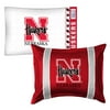 2pc NCAA Nebraska Huskers Pillowcase and Pillow Sham Set College Team Logo Bedding Accessories