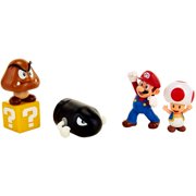 Super Mario 2.5 inch 5 Figure Diorama Gift Set