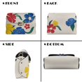 thumbnail image 5 of Pzuqiu Flower Women Leather Crossbody Bag Fashion Lightness Leather Quilted Shoulder Bag with Chain Strap Exquisite Functional Quilted Crossbody Purse for Teen Girls-Women, 5 of 7