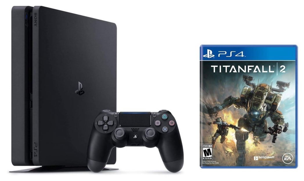 Sony 4 Gaming Console, 1TB Slim Edition Jet With PS4 Titanfall 2 - Electronic Arts - Walmart.com
