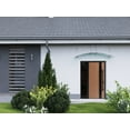thumbnail image 2 of Front Exterior Prehung Steel Door / Ronex 1033 Teak / Side Exterior Window Sidelite / Entry Metal Modern Painted W36+12" x H80" Left hand Inswing, 2 of 5