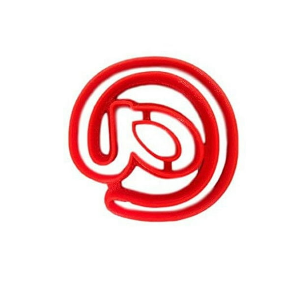 At (@ sign) Cookie Cutter- Fast Shipping - Sharp Edges - Exceptional Quality