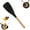 Black, variant on Buats Spoon, 2025 New Multifunction Spoon with Wooden Handle, 2-in-1 Cooking Spoons Wooden, Silicone Cooking Heat Resistant Utensils, For Mixing, Scoop And Scrape (Black)