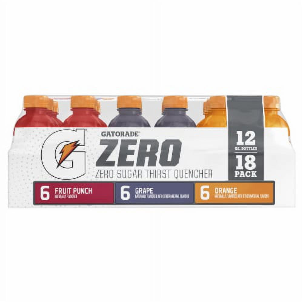 2X - Gatorade Zero Sugar Red Purple Orange Sports Drink Mini Variety Pack Bottles