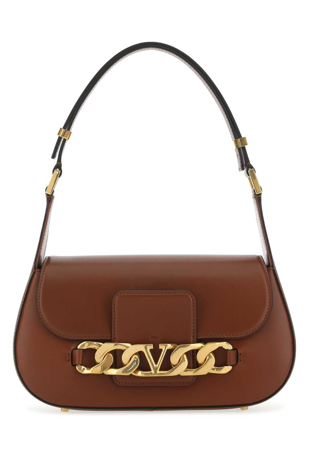 Valentino Garavani Brown Leather Shoulder Bag - Walmart.com