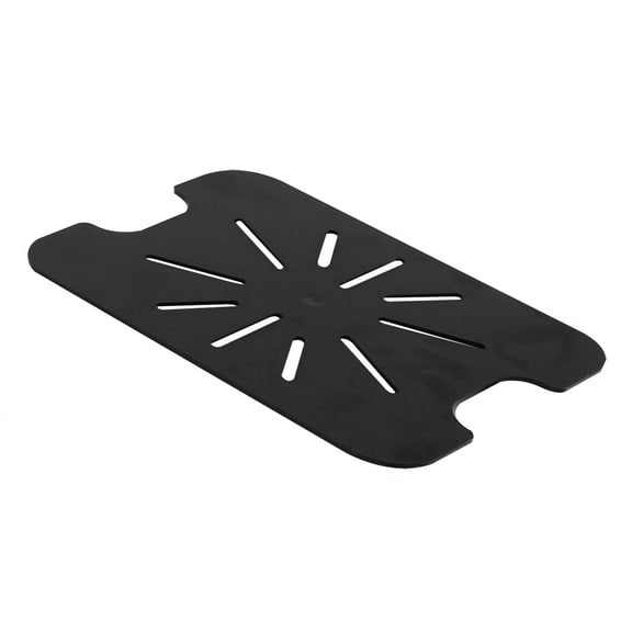 Excellante Half size polycarbonate drain shelves, black, NSF certified, comes in each